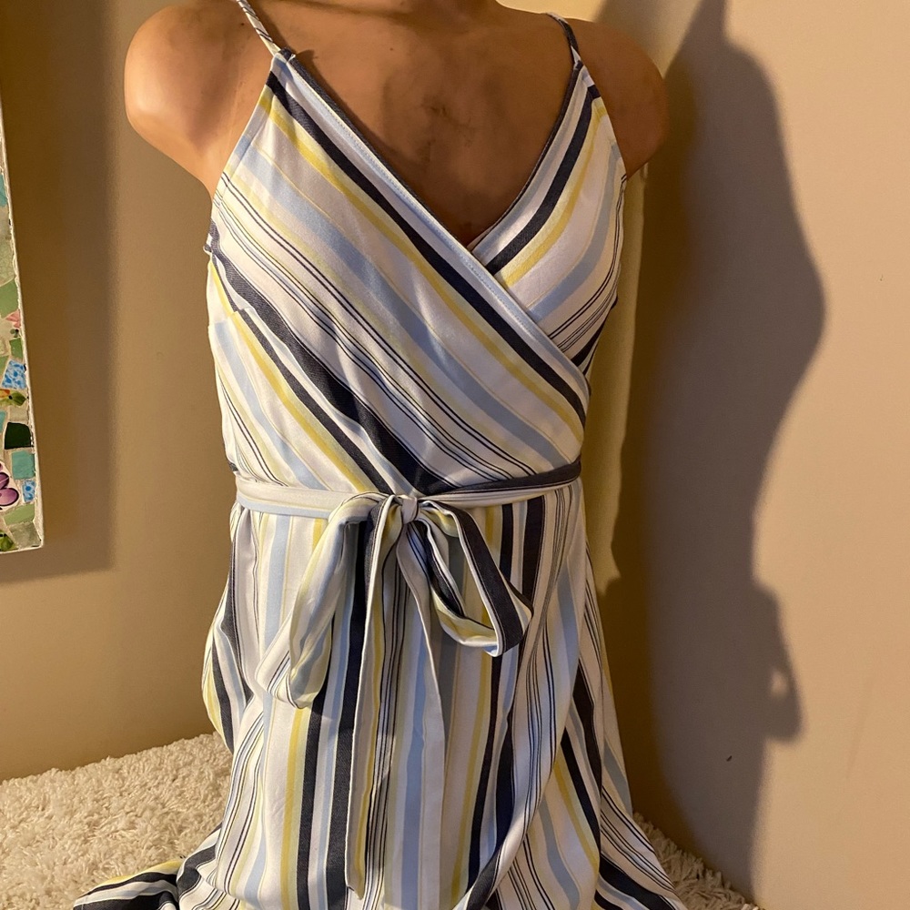 Loft wrap around sundress